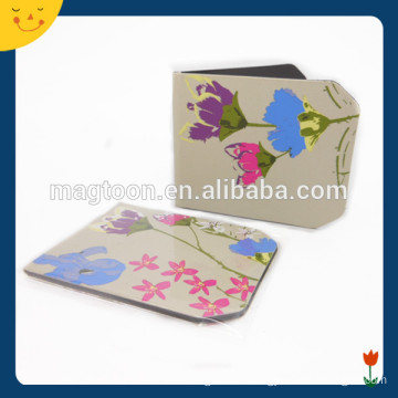 Flower printed magnetic paper handmade bookmark